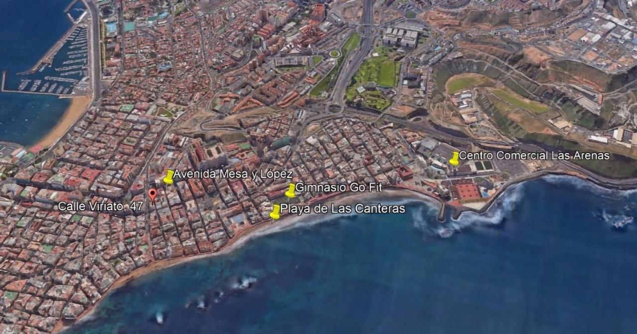 Ferienwohnung Flatguest Viriato - Wifi - Ac - Terraza Compartida Las Palmas / Gran Canaria Exterior foto